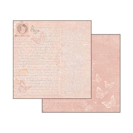 Stamperia Writing of pink