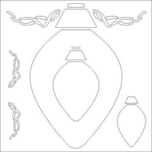 Card-io  Vintage Bulb Majemask Stensil