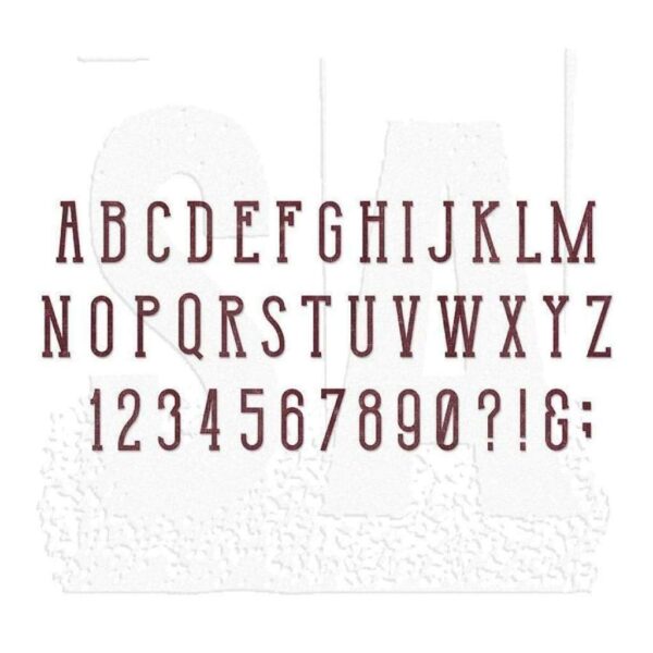 Sizzix Bigz XL Dies - Broadway Alphabet