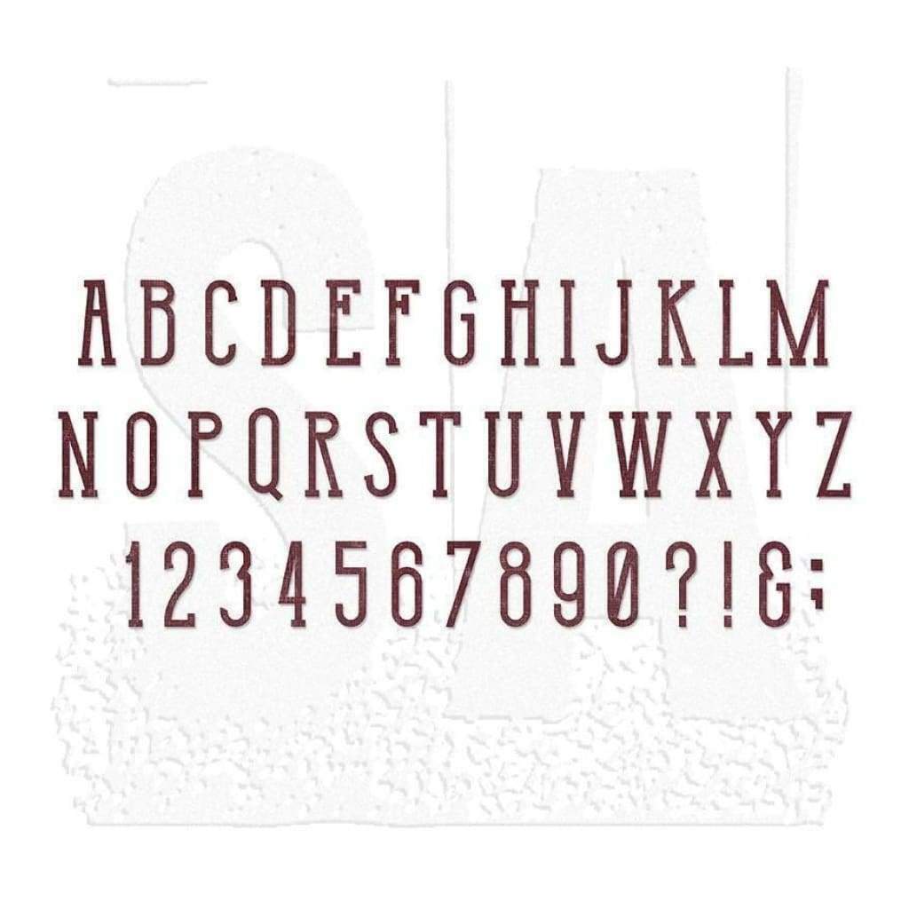 Sizzix Bigz XL Dies - Broadway Alphabet - Bilde 1