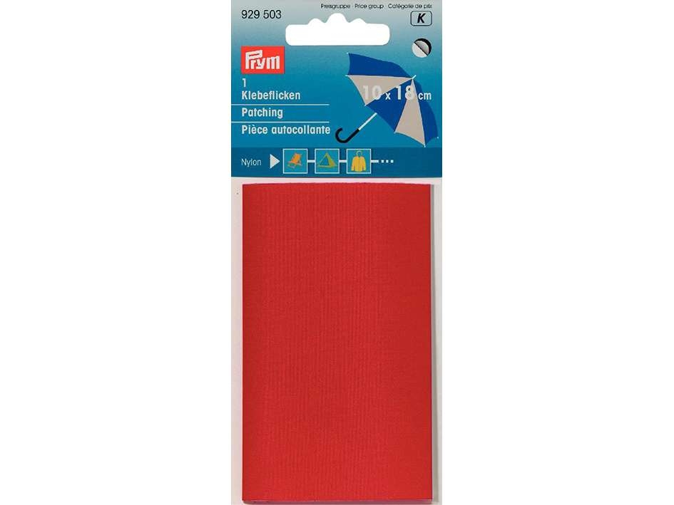 Prym Selvklebende nylonlapp 18x10cm – Rød - Bilde 1