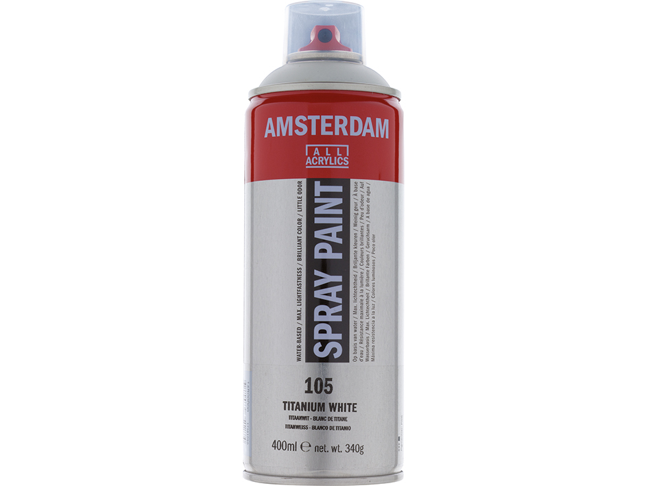 Amsterdam Spray –  105 Titanium white 400ml - Bilde 1