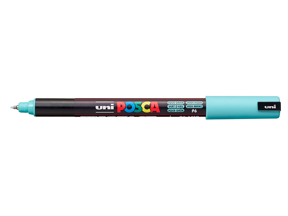 Uni POSCA PC-1MR – Ultra-Fine 0,7mm – P6 Aqua Green - Bilde 1