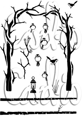 Card-io Winter Archway A6