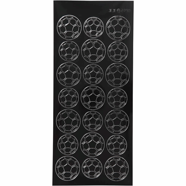 Klistremerker Fotball - Sort