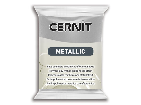Cernit Metallic 56g – 080 Sølv