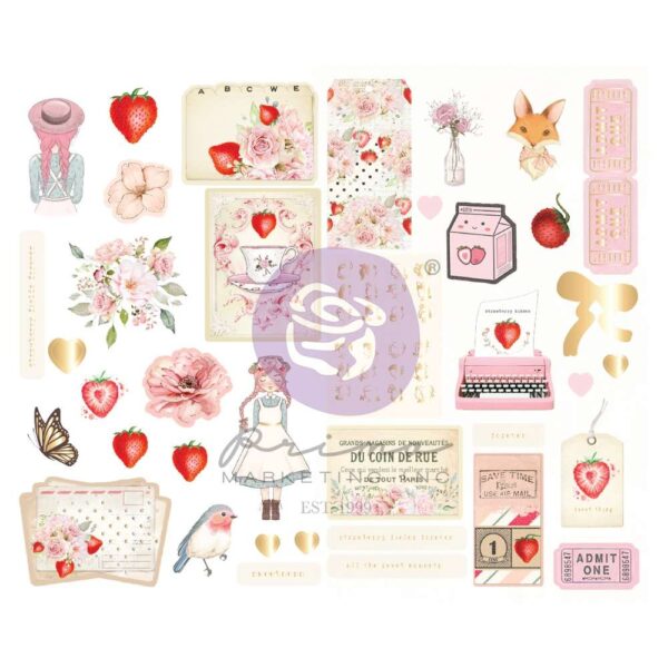 11141_image_570ace455a12588b.jpg Strawberry Milkshake Collections Chipboard Stickers