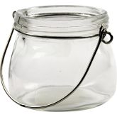 Lanterne i glass - H: 6cm, D:7,5cm