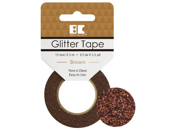 Glitter Tape Brun
