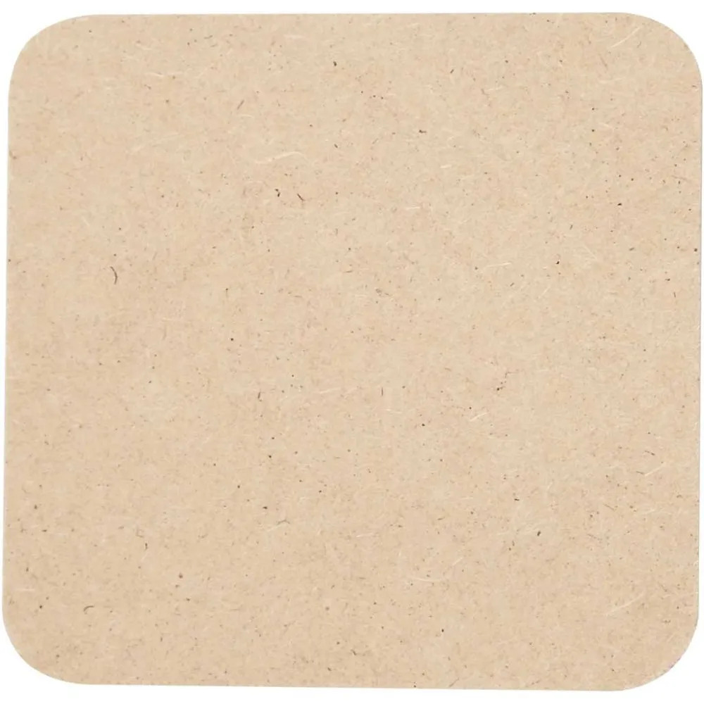 Brikke 10x10 cm, 3 mm, Mdf - Bilde 1