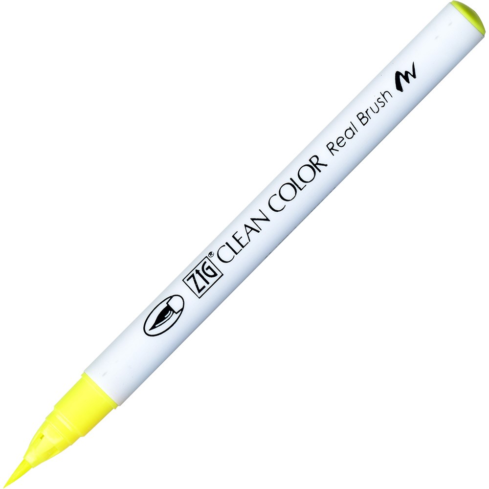 ZIG Clean Color Real Brush 001 Flourescent Yellow - Bilde 1