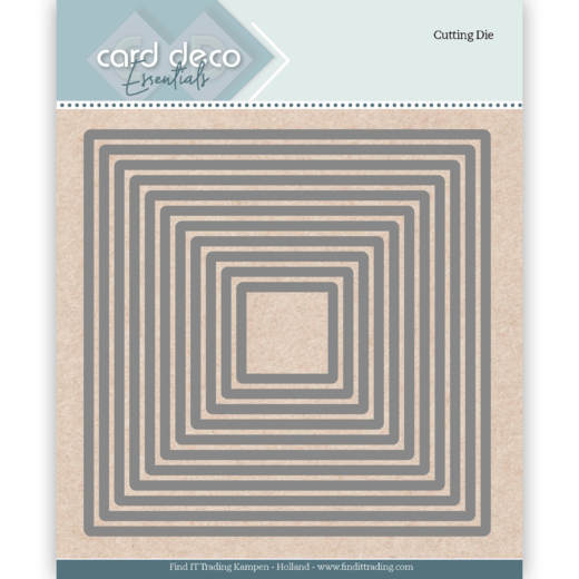 Card Deco Essentials Dies - Nesting Square