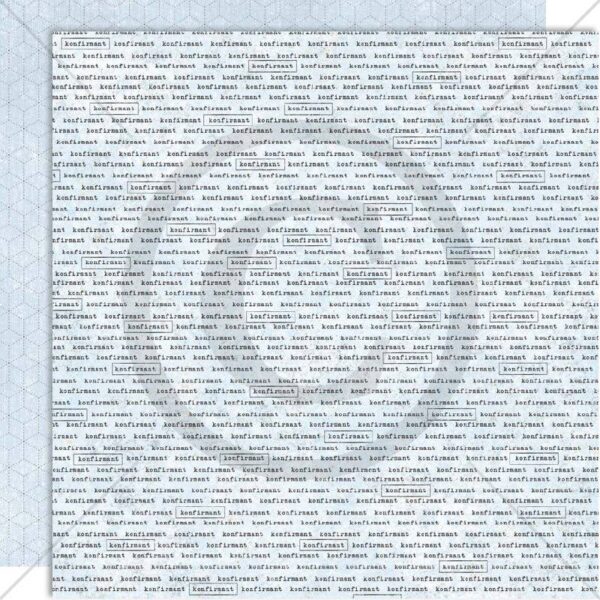 Papirdesign - Fryd og Glede - Konfirmasjonsfesten