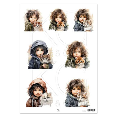 Motivark  Jente/ pus 8819 A4