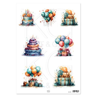 Motivark  Bursdag 8796