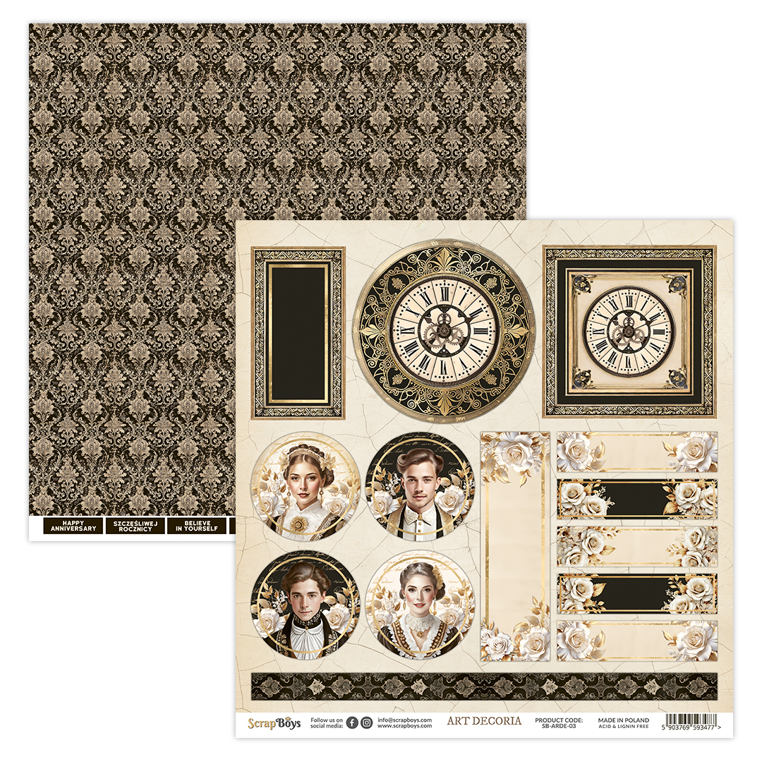 ScrapBoys Art Decoria SB-ARDE-03 - Bilde 1