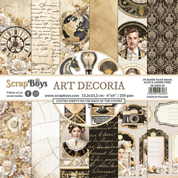 11970_image_9961ce74802d9ed8.jpg ScrapBoys Art Decoria SB-ARDE-09 6x6 Blokk