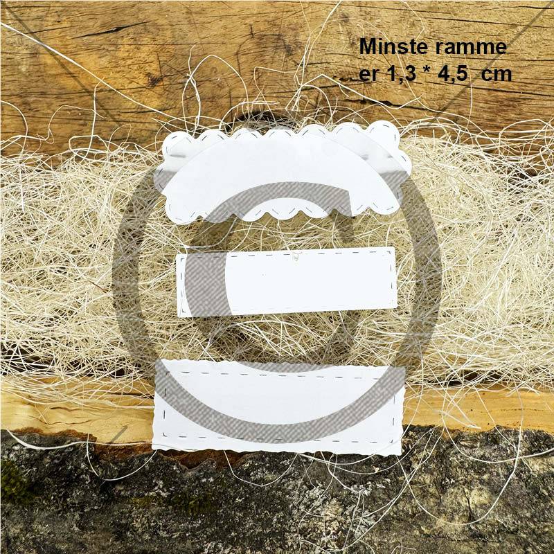 Papirdesign - Klistremerkerammer - Bilde 1