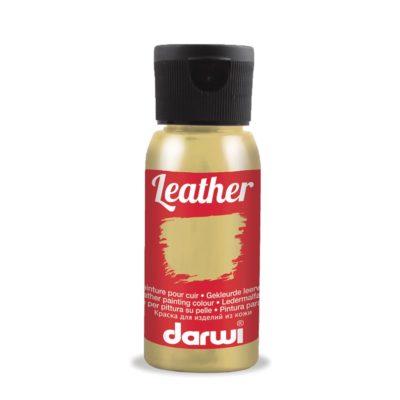 Darwi Leather Lærmaling – 50ml – 050 Gold