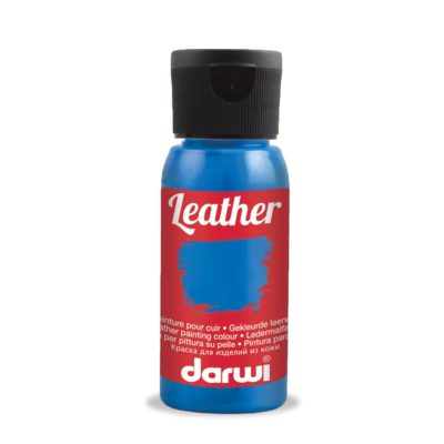 Darwi Leather Lærmaling – 50ml – 215 Blue