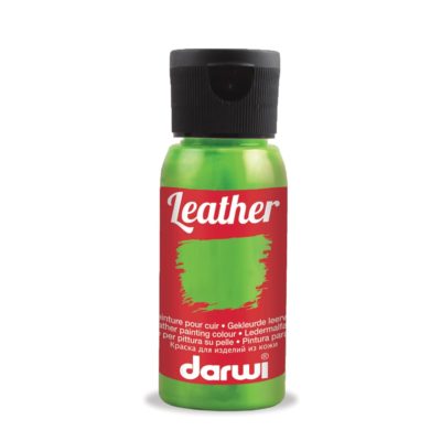 Darwi Leather Lærmaling – 50ml – 601 Anise Green