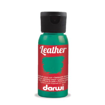 Darwi Leather Lærmaling – 50ml – 626 Fir Green