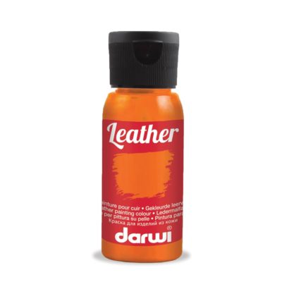 Darwi Leather Lærmaling – 50ml – 752 Orange