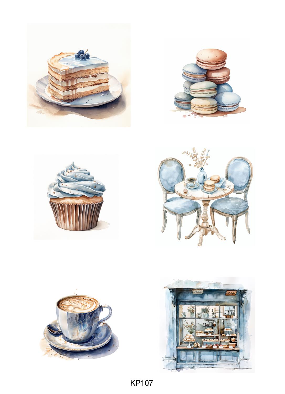 Reprint - Fika A4  Klippeark - Bilde 1