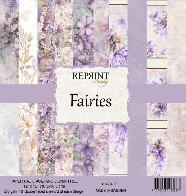 Reprint - Fairies Collection 12x12" Blokk