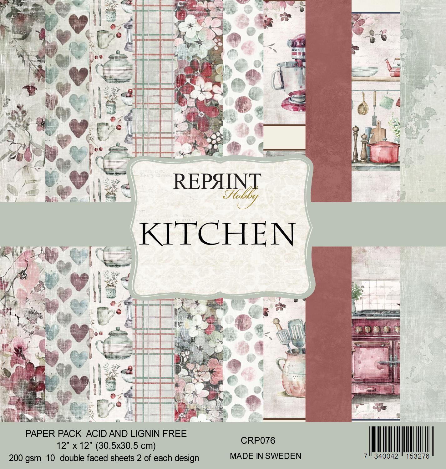 Reprint - Kitchen Collection 12x12" Blokk - Bilde 1