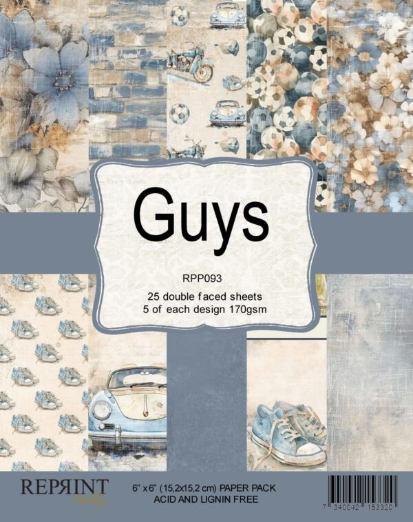 Reprint - Guys Collection 6x6 Blokk