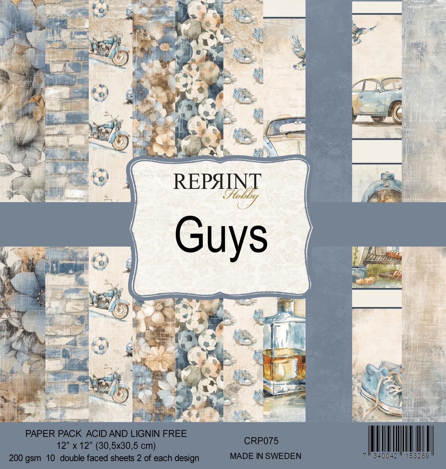 Reprint - Guys Collection 12x12" Blokk - Bilde 1