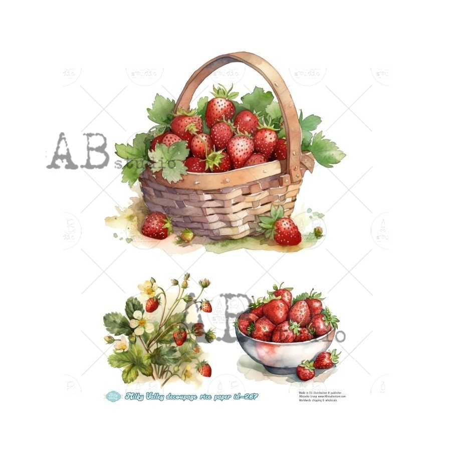 ABstudio Rispapir A4 Milky Valley ID-267 - Bilde 1