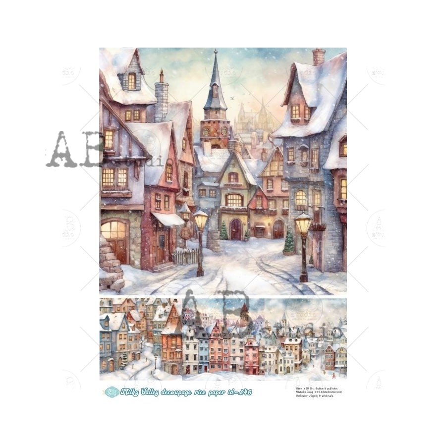 ABstudio Rispapir A4 Milky Valley ID-146 - Bilde 1