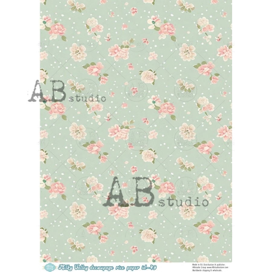 ABstudio Rispapir A4 Milky Valley ID-49 - Bilde 1