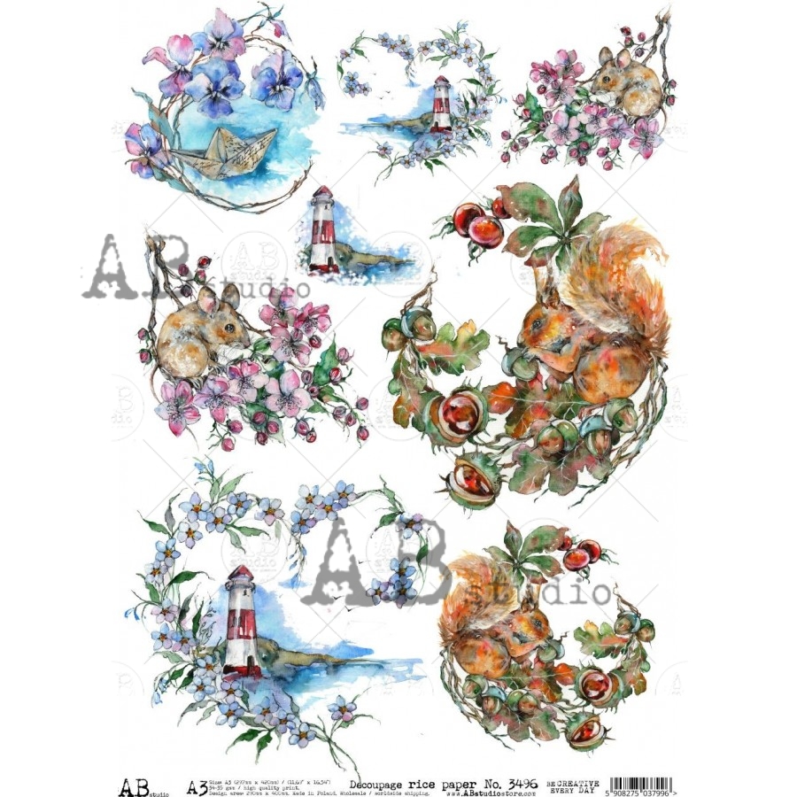 ABstudio Rispapir A3 No.3496 - Bilde 1