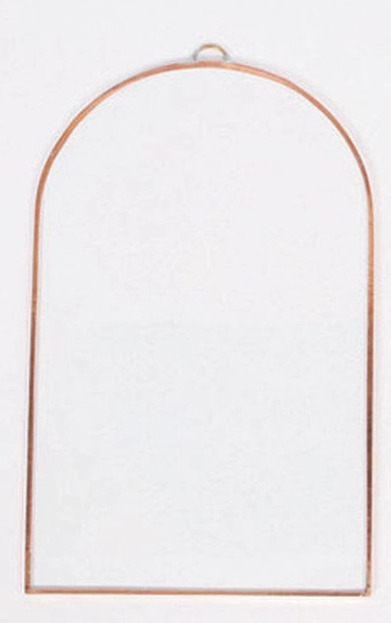 Innrammet glassplate, 3 mm tykk, 12 x 20 cm