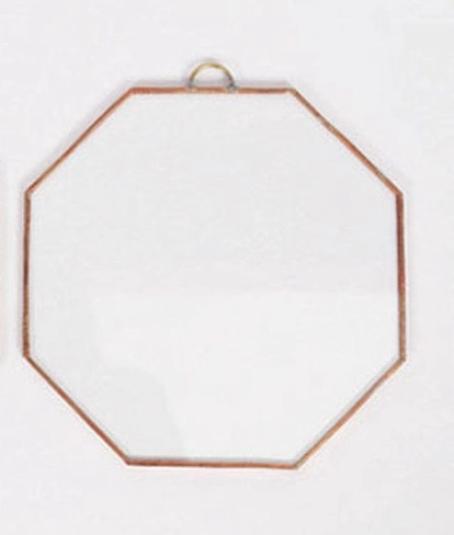 Innrammet glassplate, 3 mm tykk, 12cm