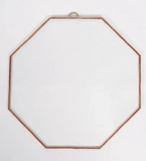 Innrammet glassplate, 3 mm tykk, 15cm