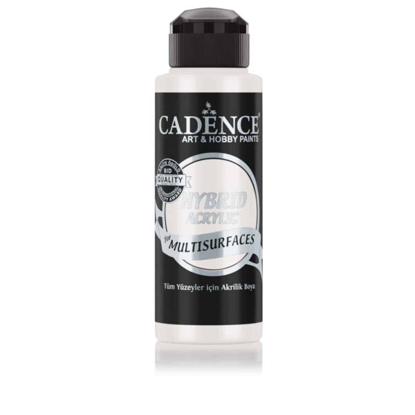 12542_image_5dee3c23c053524e.jpg Cadence Hybrid Acrylic for Multisurfaces Semi Matt - H-001 White, 70ml