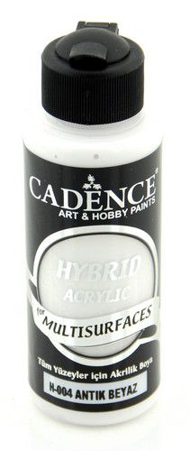 12544_image_279138e58076b272.jpg Cadence Hybrid Acrylic for Multisurfaces Semi Matt - H-004 Antique White, 70ml