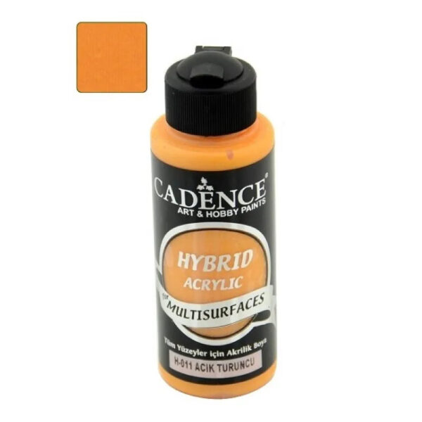 12556_image_4ad5c3c9f147d26c.jpg Cadence Hybrid Acrylic for Multisurfaces Semi Matt - H-011 Light Orange, 70ml