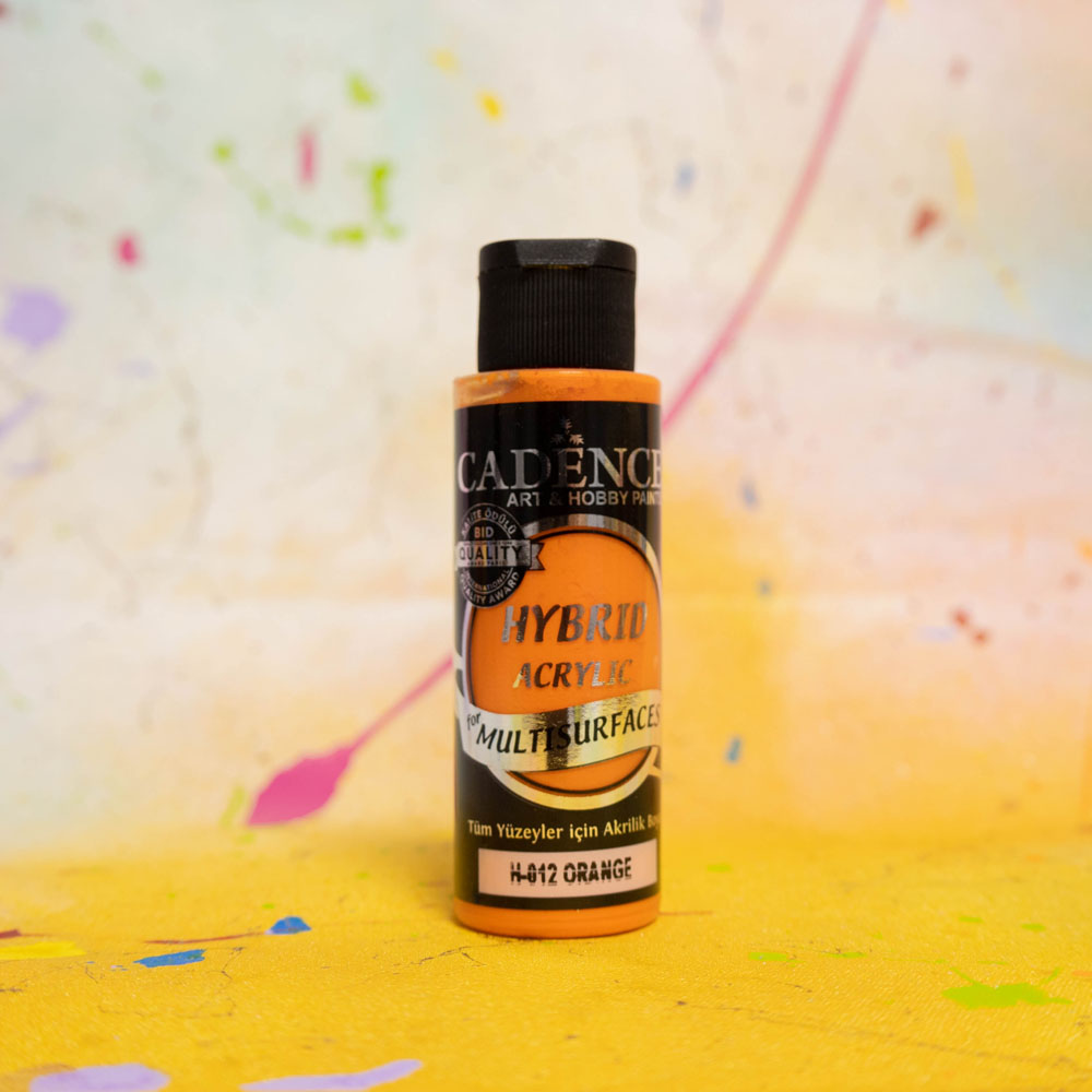 Cadence Hybrid Acrylic for Multisurfaces Semi Matt - H-012 Orange, 70ml - Bilde 1