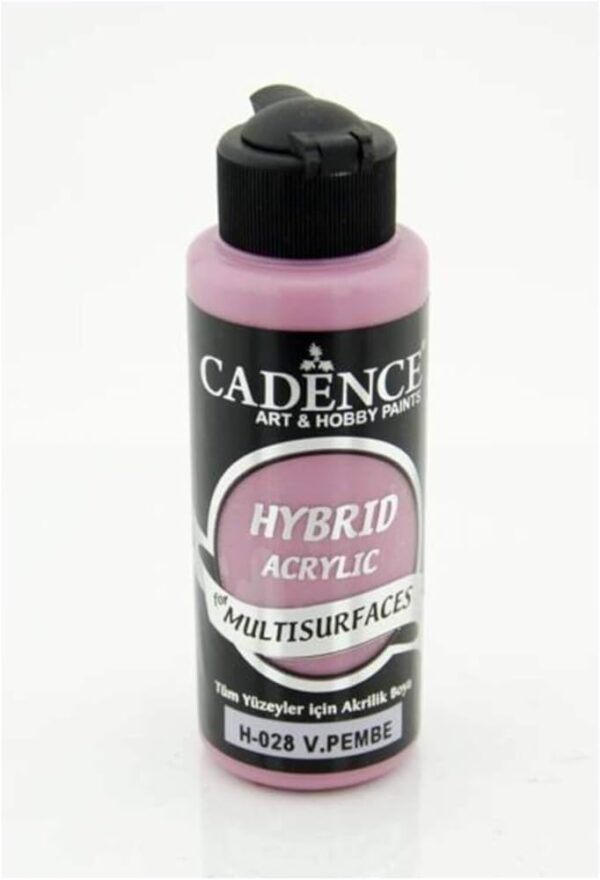 12568_image_2d1a38c907dceeb4.jpg Cadence Hybrid Acrylic for Multisurfaces Semi Matt - H-028 Victoria Pink, 70ml