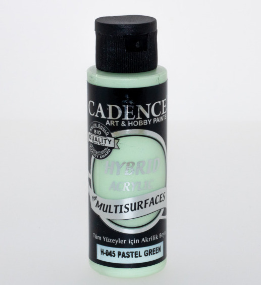 12582_image_aa5ae16a32fe9ee2.jpg Cadence Hybrid Acrylic for Multisurfaces Semi Matt - H-045, Pastel Green 70ml