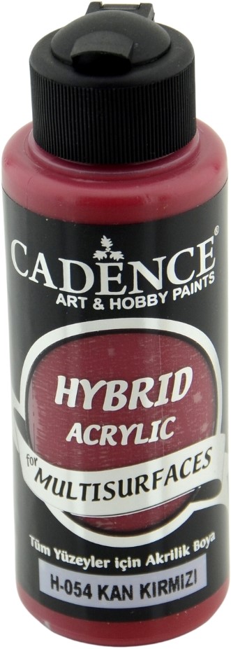 12587_image_c83672b0aad7c14f.jpg Cadence Hybrid Acrylic for Multisurfaces Semi Matt - H-054, Blood Red 70ml