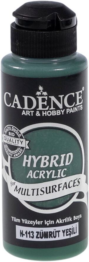 12611_image_a4a3366f813ba4cc.jpg Cadence Hybrid Acrylic for Multisurfaces Semi Matt - H-113, Emerald Green 70ml