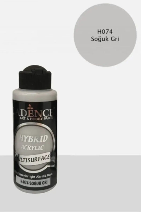 12624_image_d708f140d23e368f.jpg Cadence Hybrid Acrylic for Multisurfaces Semi Matt - H-074, Cool Gray 120ml