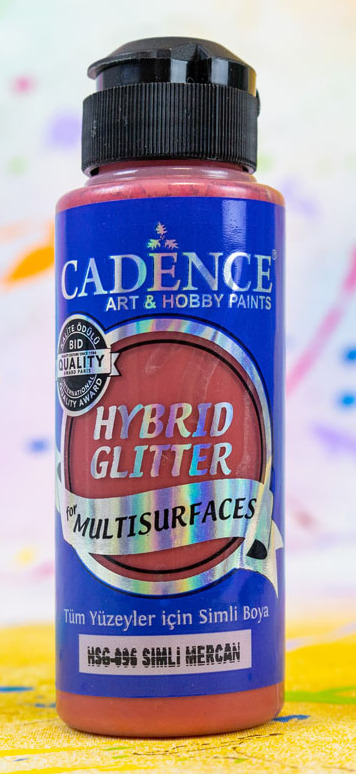 12626_image_cd78886e3ee73905.jpg Cadence Hybrid Glitter - Silver - for Multisurfaces Semi Matt - HSG-096, Coral 120ml