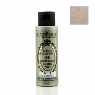 12628_image_038231ceff40fb2b.jpg Cadence Waterbased Gilding Metallic Paints - 105, Anthracite Silver 120ml